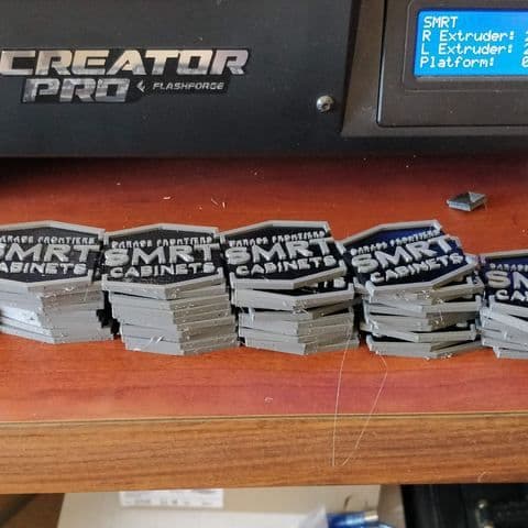 Branded tags, batch run (2018)